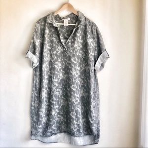 Philosophy xxl tunic / shirt dress 100% Tencel